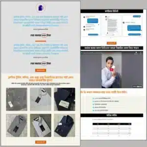 Classic Shirt Landing Page