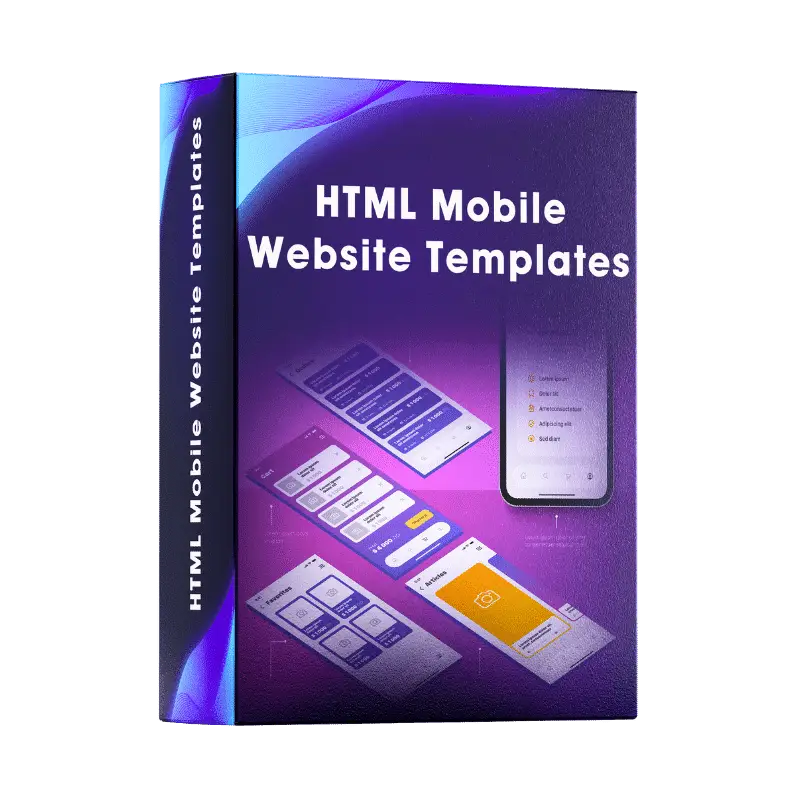 HTML Mobile Website Template