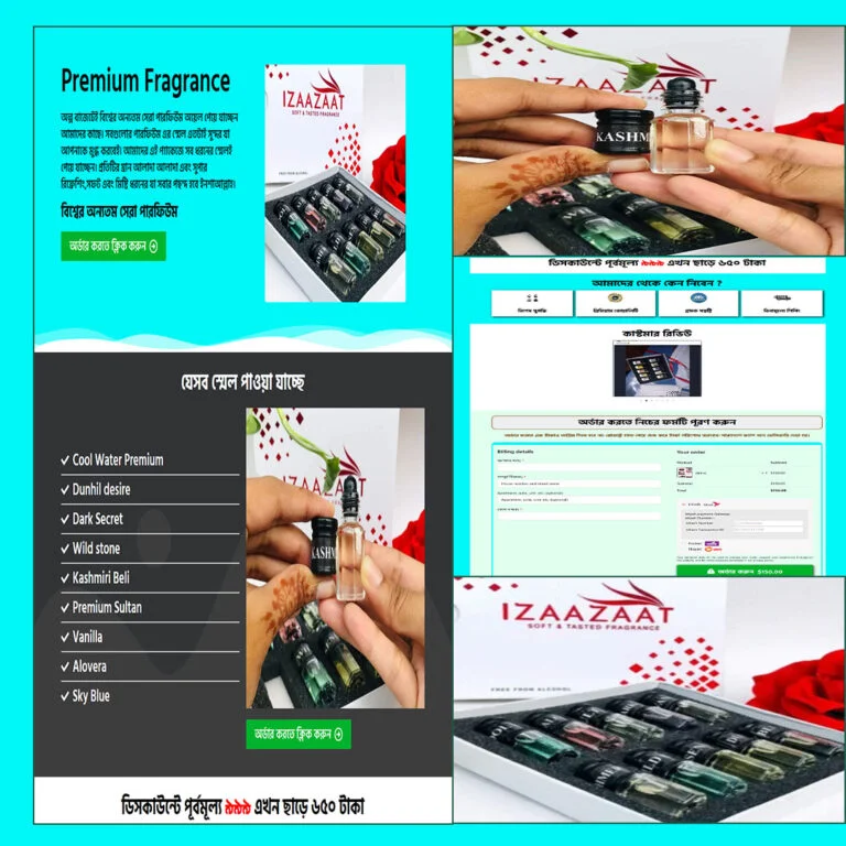 soft & premium fragrances | Landing Page