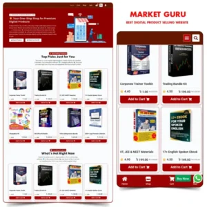 Digital Product Reselling Website