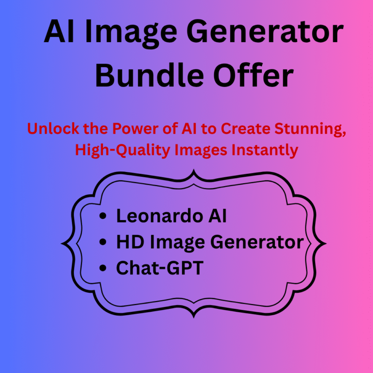 AI Image Generator Bundle Offer