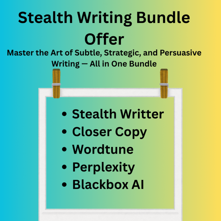 Stealth Writing Bundle Offer